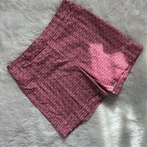 Talbots Stylish Pink Geometric Women's Shorts Size 14